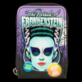 Universal Monsters - Bride Of Frankenstein Neon Mask Zip (Loungefly Wallet)