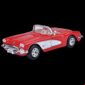 Timeless Legends - 1:24 Scale 1959 Corvette Red (Model Car)