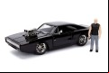 Fast And Furious - 1970 Dodge Charger 1:24 with Dom Hollywood Ride (Model Car)