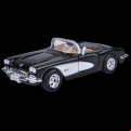 Timeless Legends - 1:24 Scale 1959 Corvette Black (Model Car)