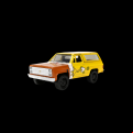 Spongebob Squarepants - 1:32 Scale 1980 Chevy K5 Blazer Diecast (Model Car)