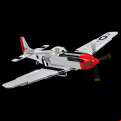 Top Gun - Mustang P-51D 350 Pieces (Construction Set)