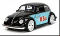 I Love The - 50's 1959 Volkswagon Beetle 1:24 Scale (Model Car)