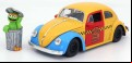 Sesame St - 1959 VW Beetle 1:32 Scale HR With Oscar (Model Car)