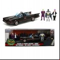 Batman (TV) - Classic Batmobile With 4 Figures 1:24 Scale Set (Model Car)
