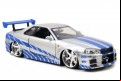 Fast And Furious - '02 Nissan Skyline GT-R 1:24 Scale Hollywood Ride (Model Car)