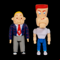 Pee-Wee's Playhouse - Randy And Billy Baloney 2-Pack 3.75" ReAction (Action Figure)